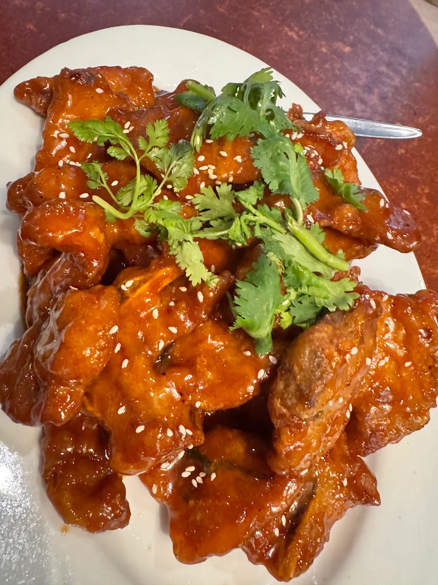 Pork Chop Peking Sauce, Nine Dragons