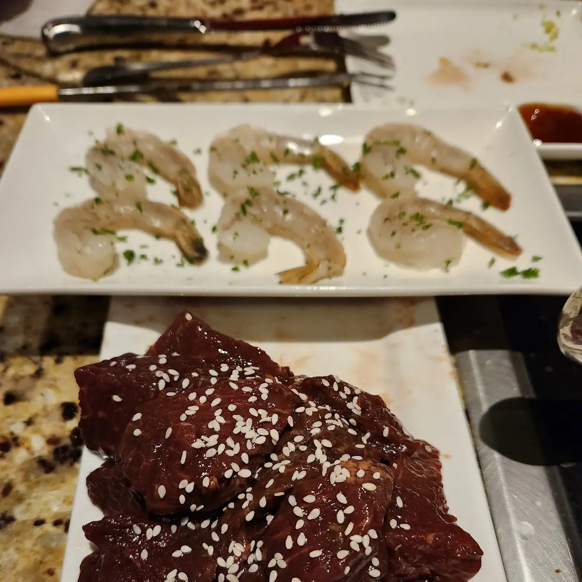 Teriyaki Steak Shrimp