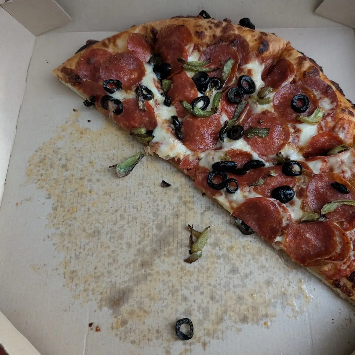 Pepperoni Lovers Olives Peppers