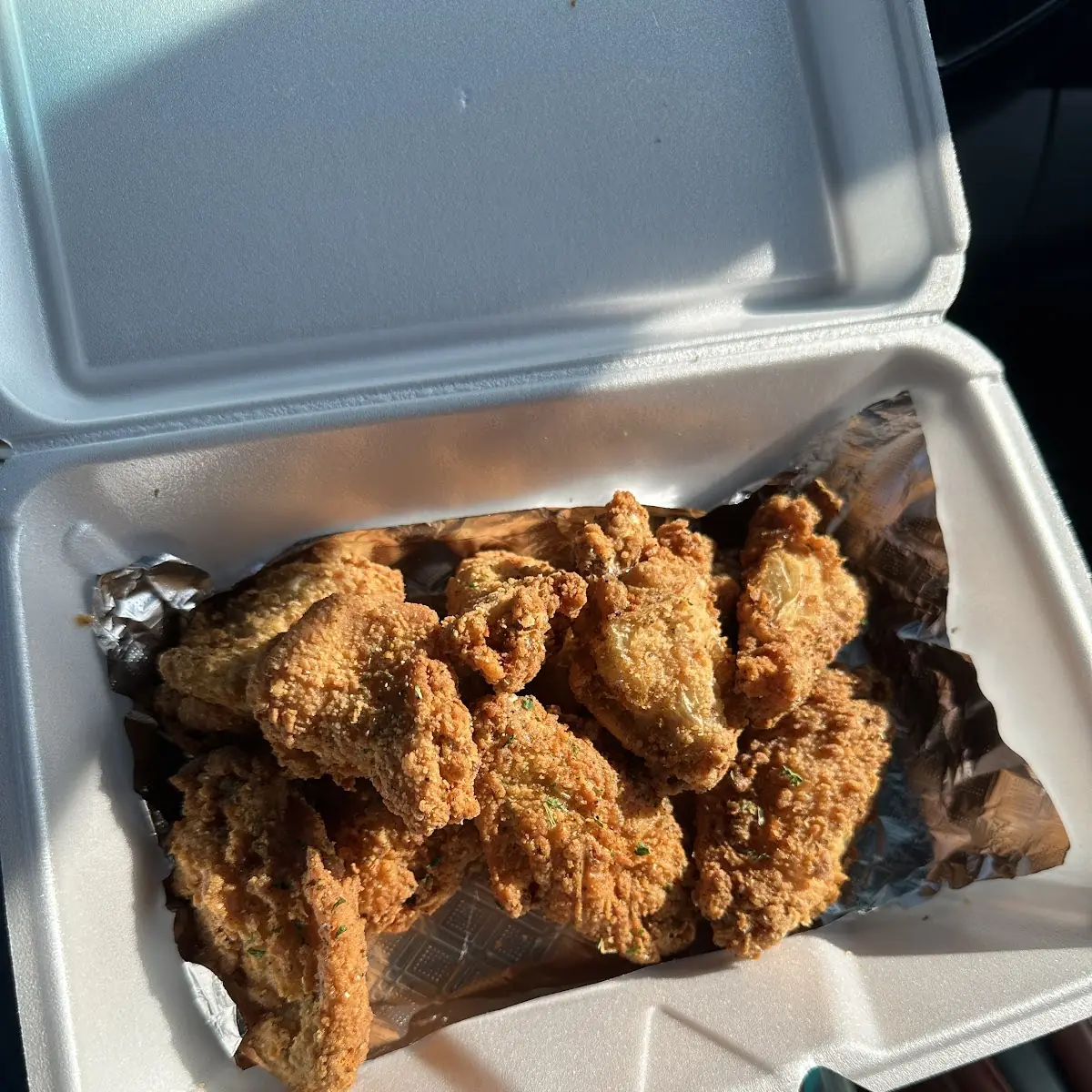 8 PC Fried Oyster Platter Fried Only