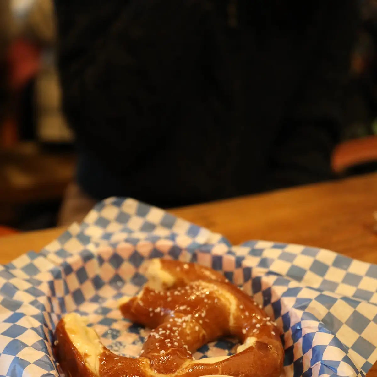 Warm Bavarian Pretzel