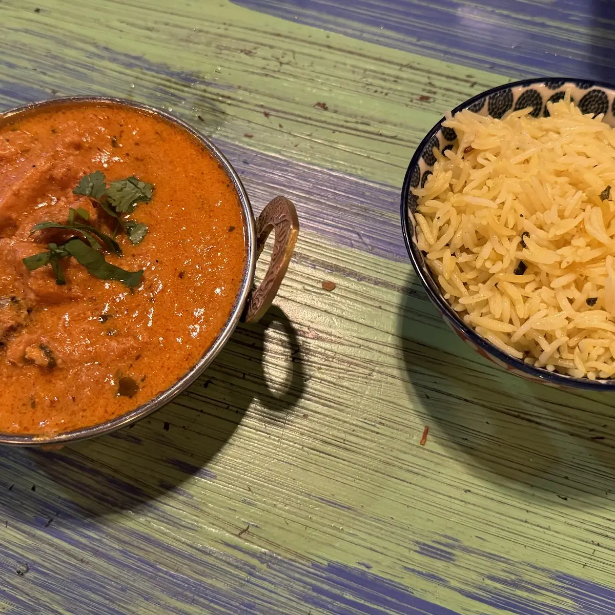 Butter Chicken and Rice