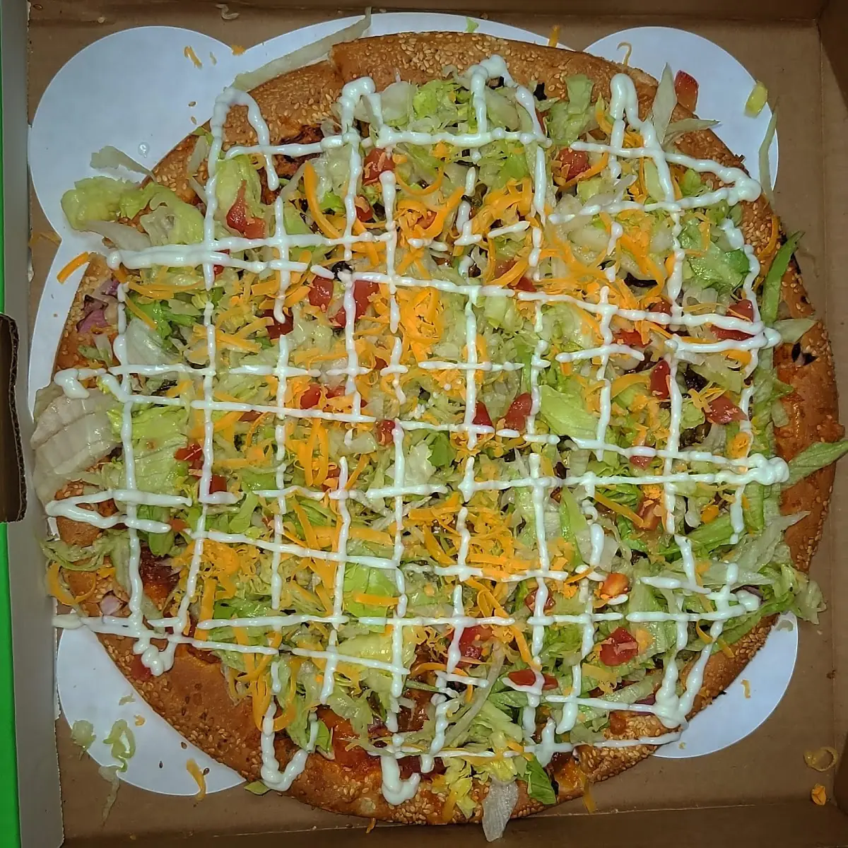 Chicken Taco Pizza