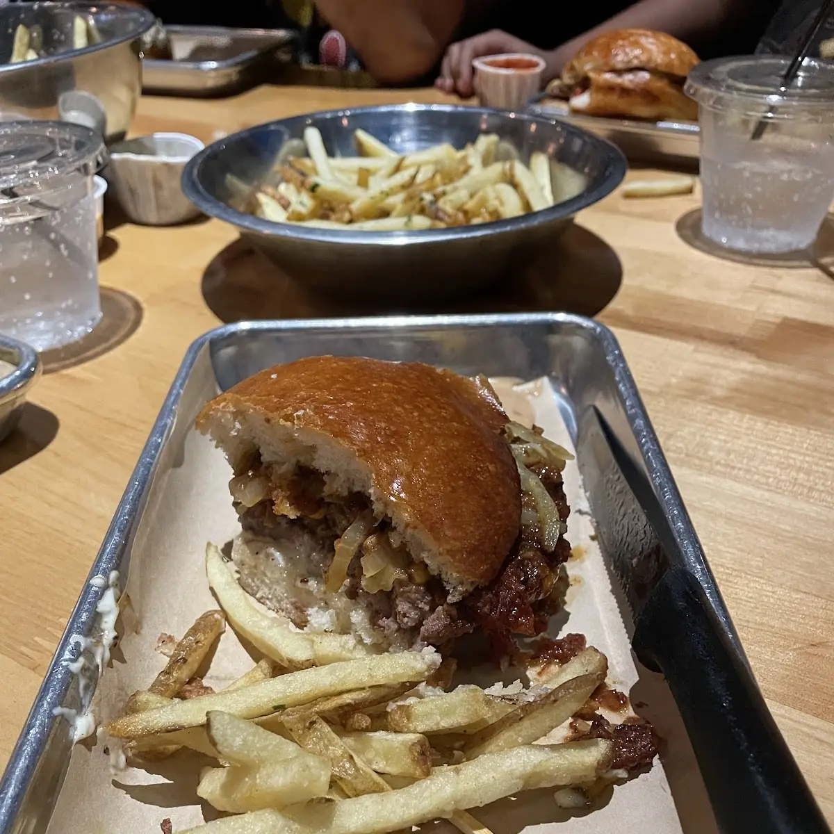 Double Bacon Jam Burger