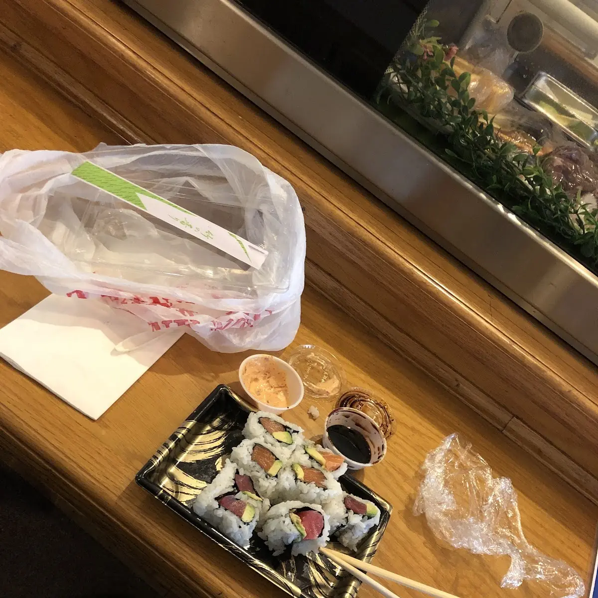Tuna Avocado Roll Salmon Avocado Roll