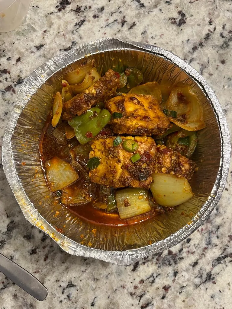 Paneer Suksuk, Green Chili - Indian Cuisine Calgary