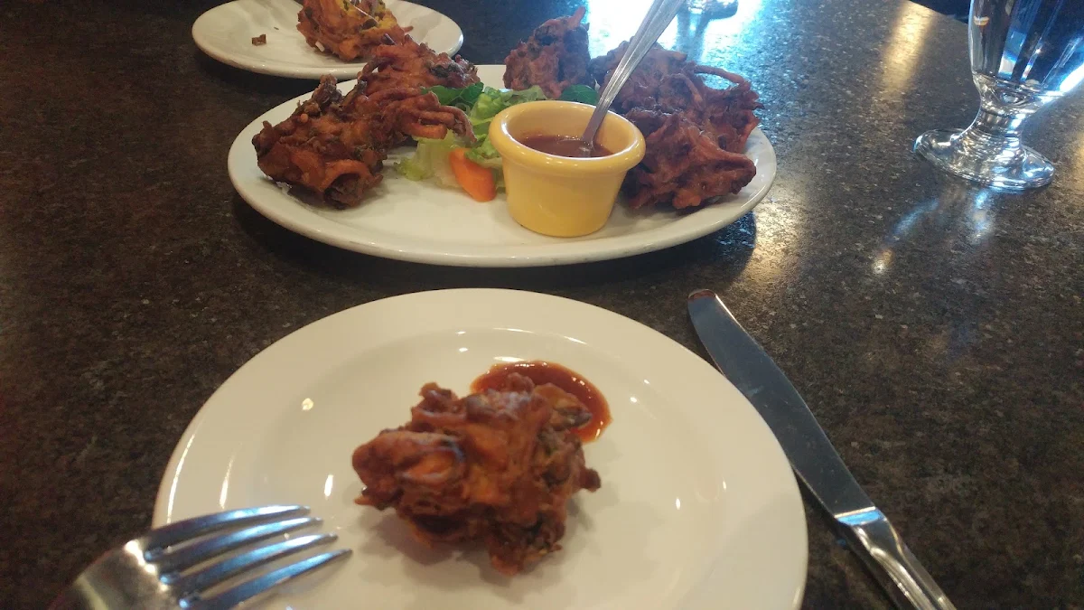 Vegetable Pakora, Green Chili - Indian Cuisine Calgary