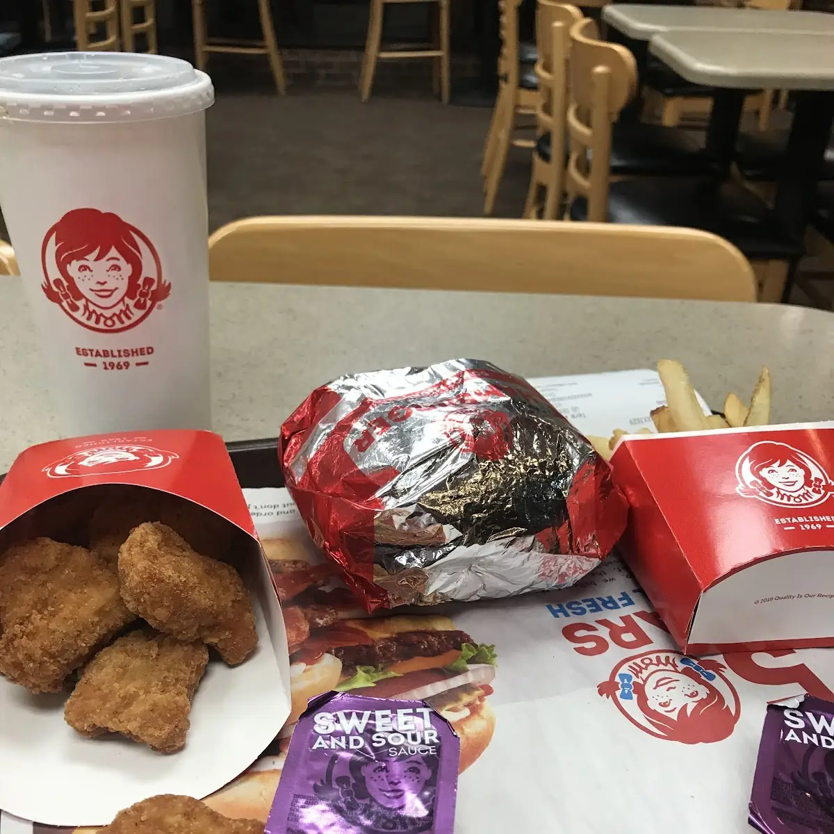 Cheeseburger Combo from Wendy’S
