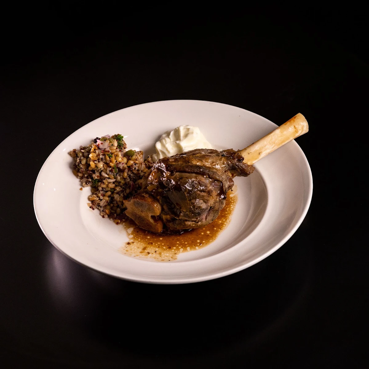 Slow-Cooked Lamb Shank