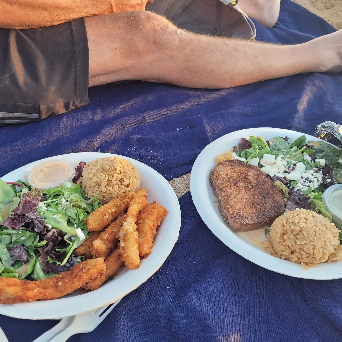 Calamari and Ahi Tuna