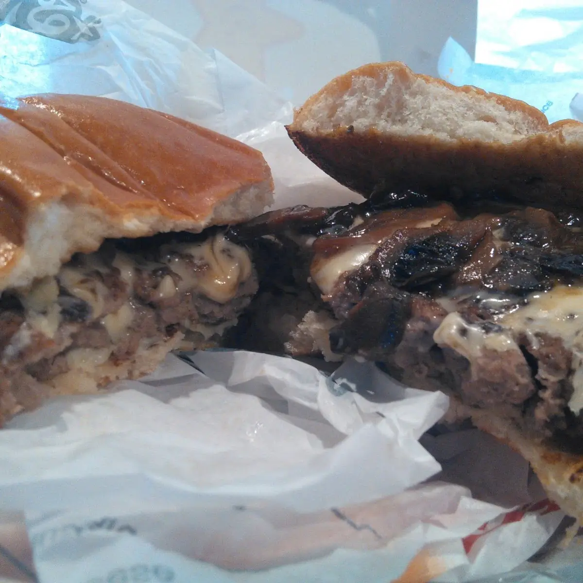 Mushroom Swiss Burger
