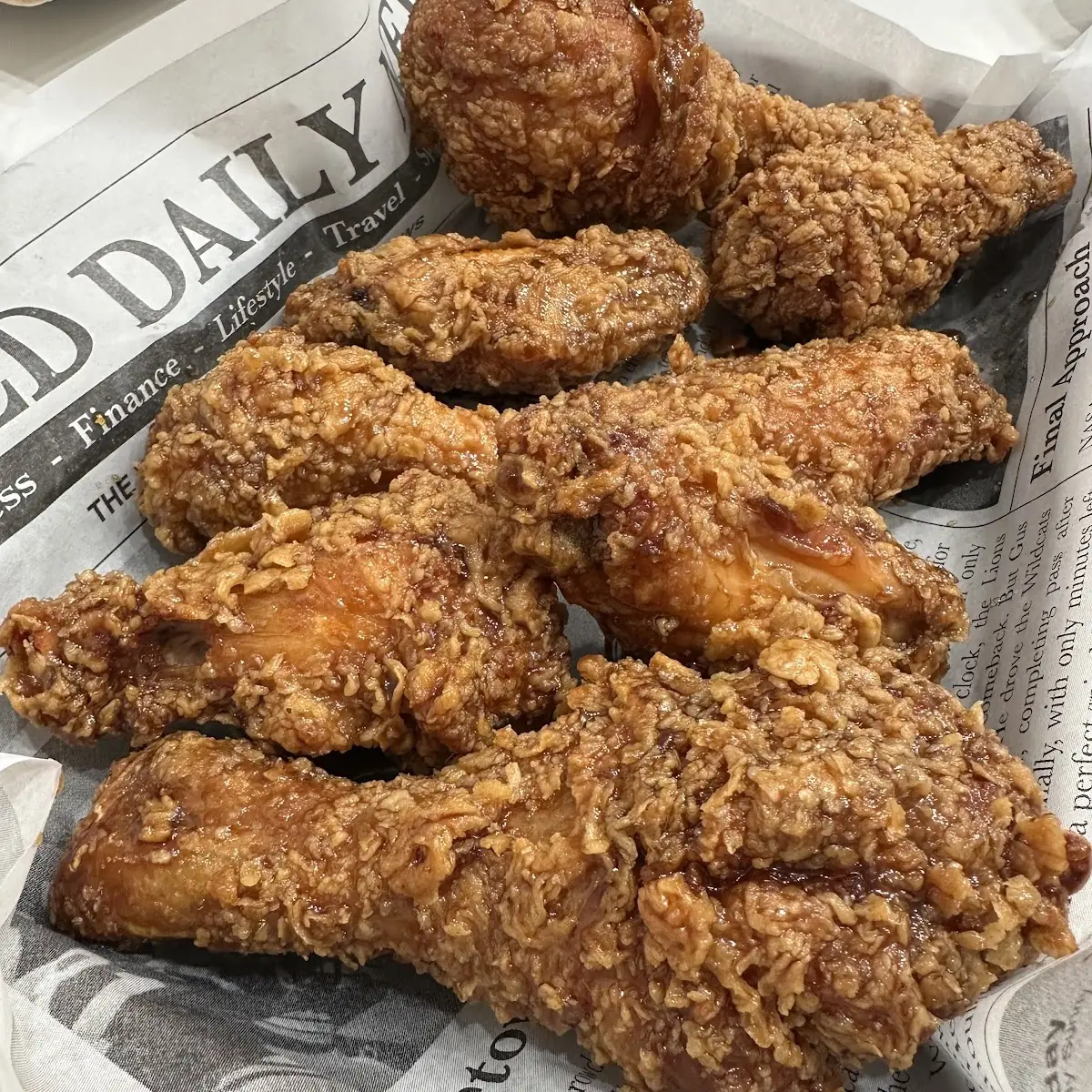 Soy Garlic Chicken Wing and Drumstick