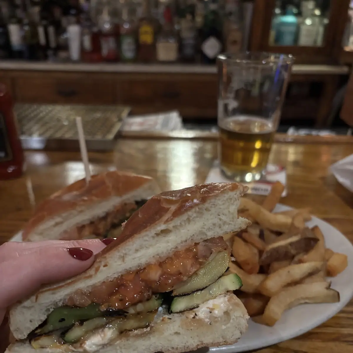 Veggie Goat Cheese Sandwich
