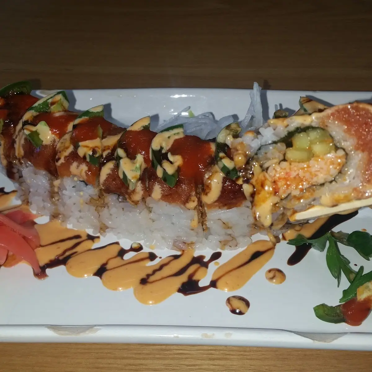 Rainbow Roll Spicy