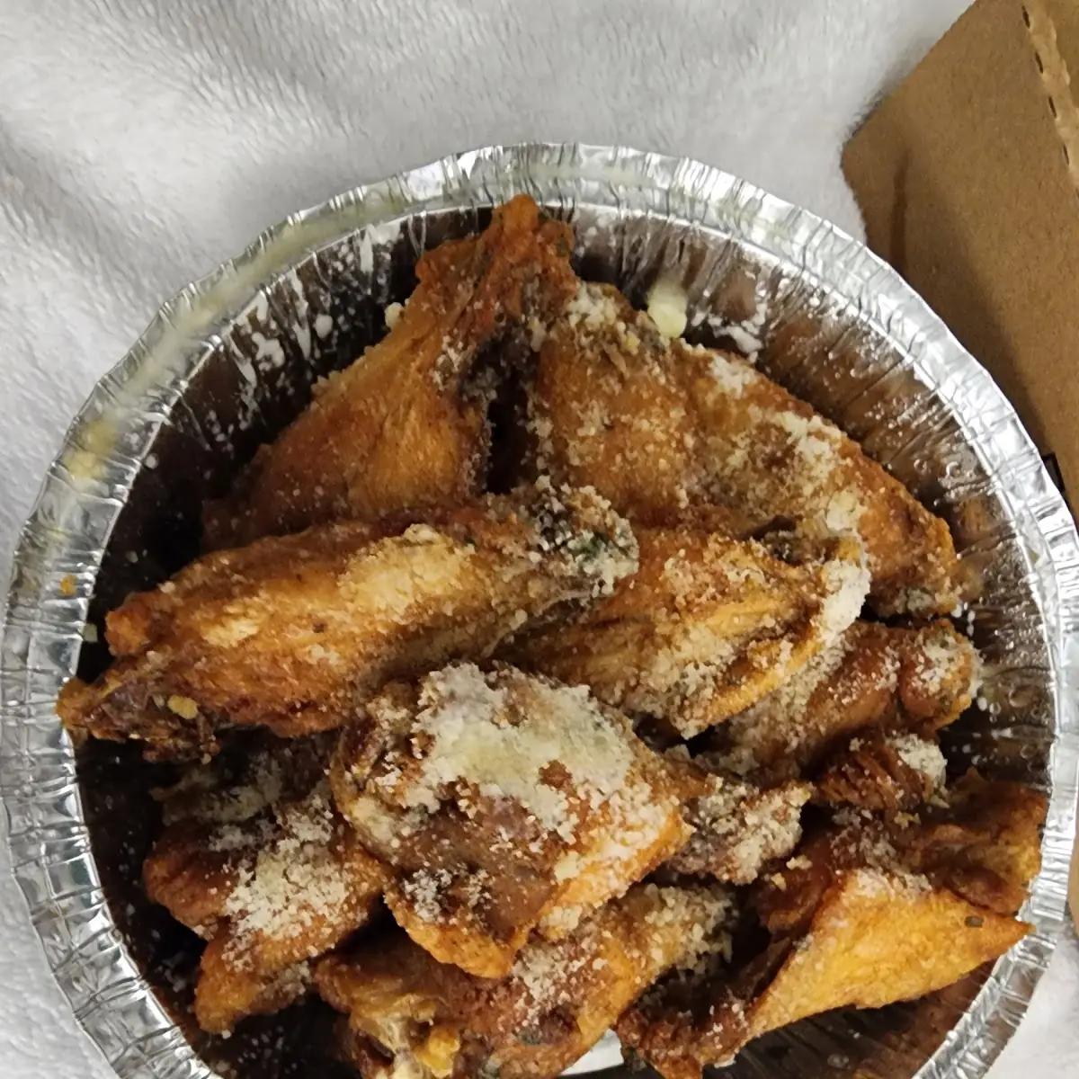 Hot Garlic Parmesan Wings