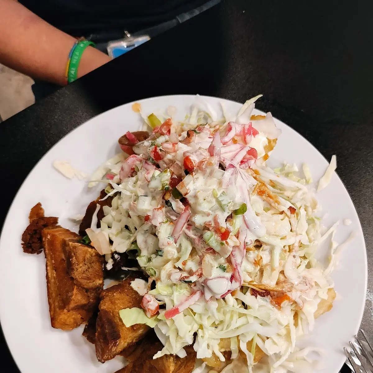 Yuca with Pork Belly Yuca Con Chicharron