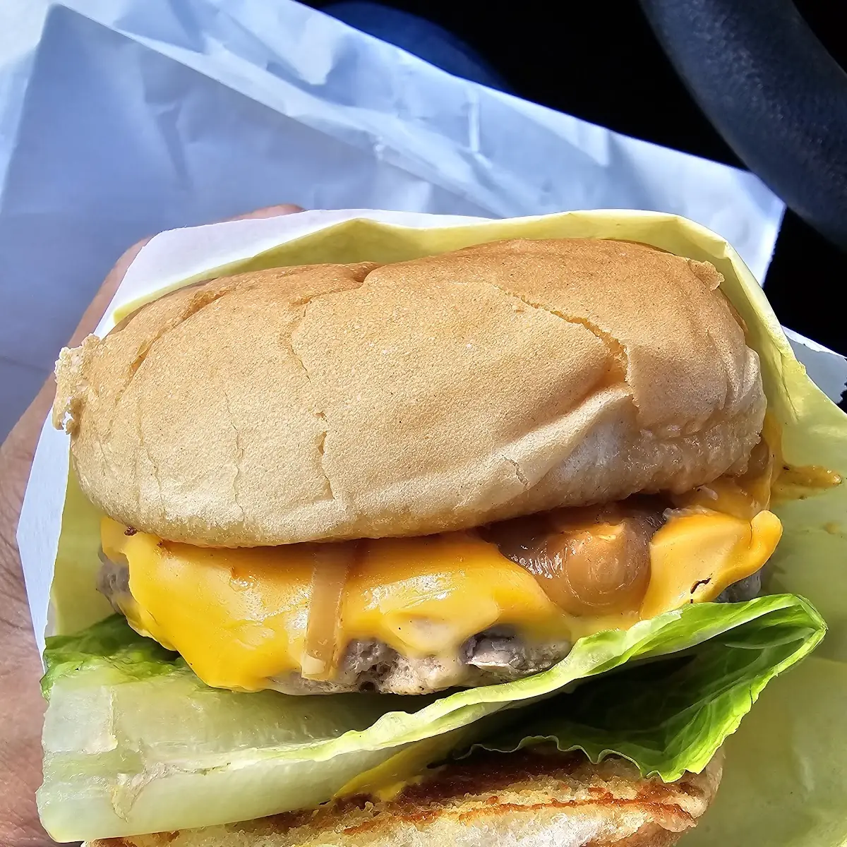 Turkey Bacon Cheeseburger