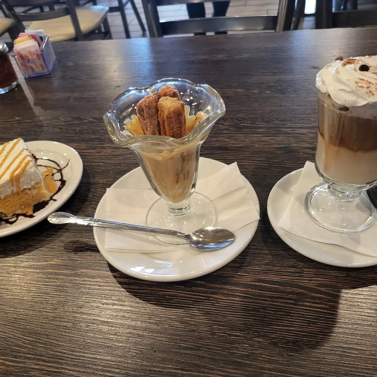 Cappuccino Key Lime Pie and Churros
