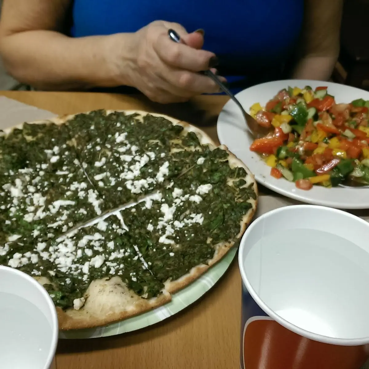 Spinach & Feta Manakeesh