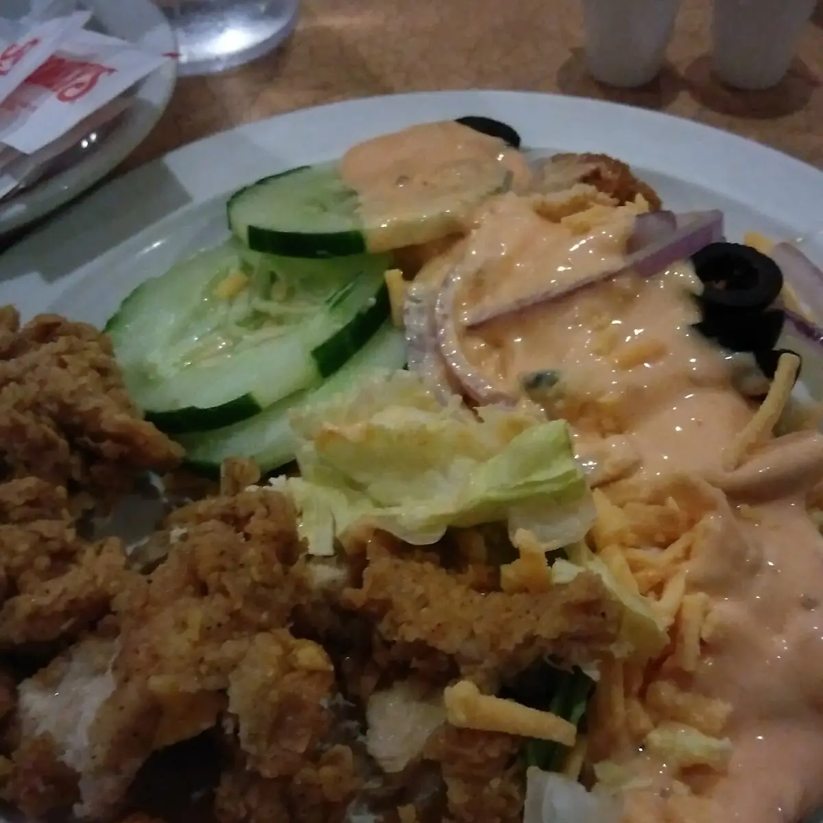 Fried Chicken Salad
