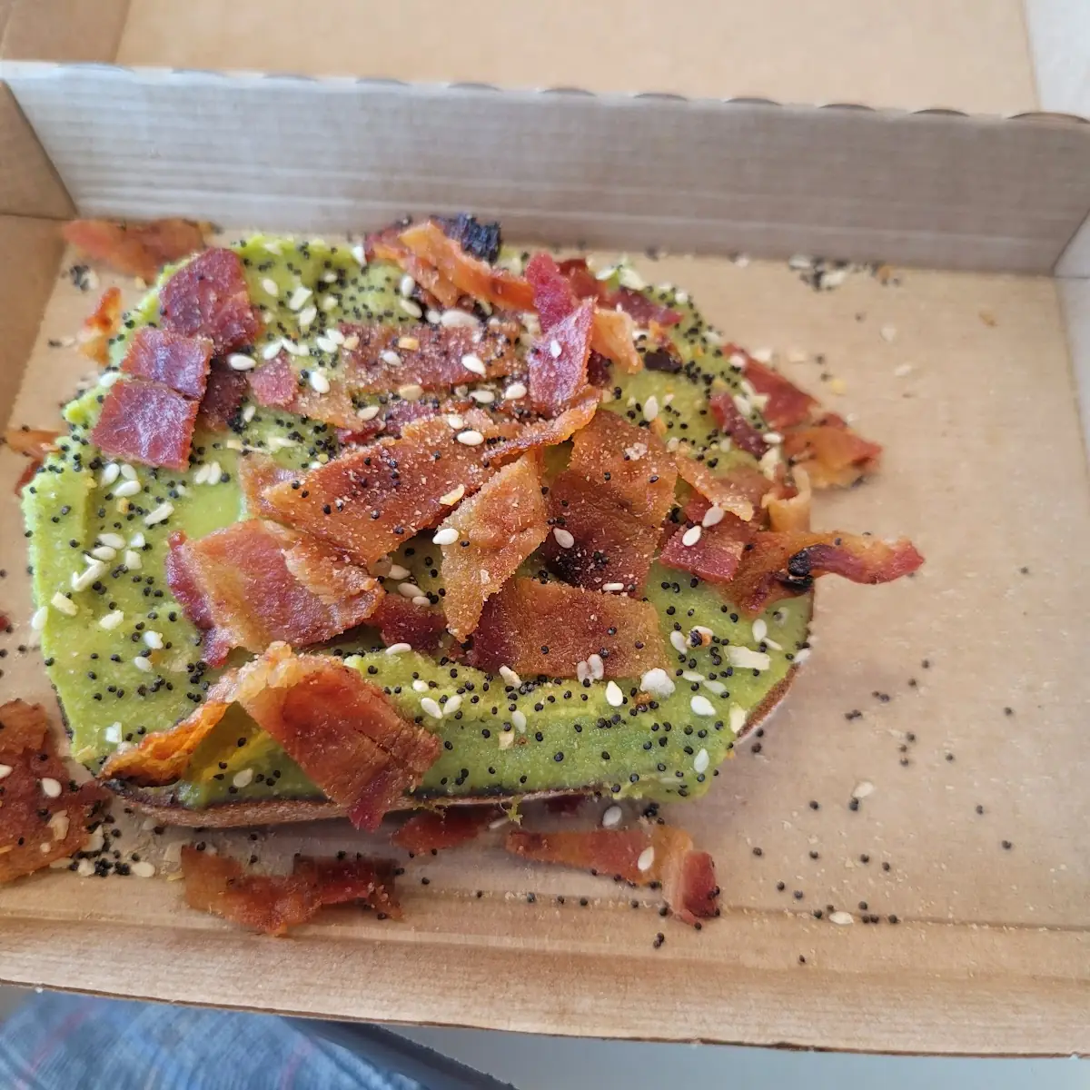 Avocado Toast with Bacon