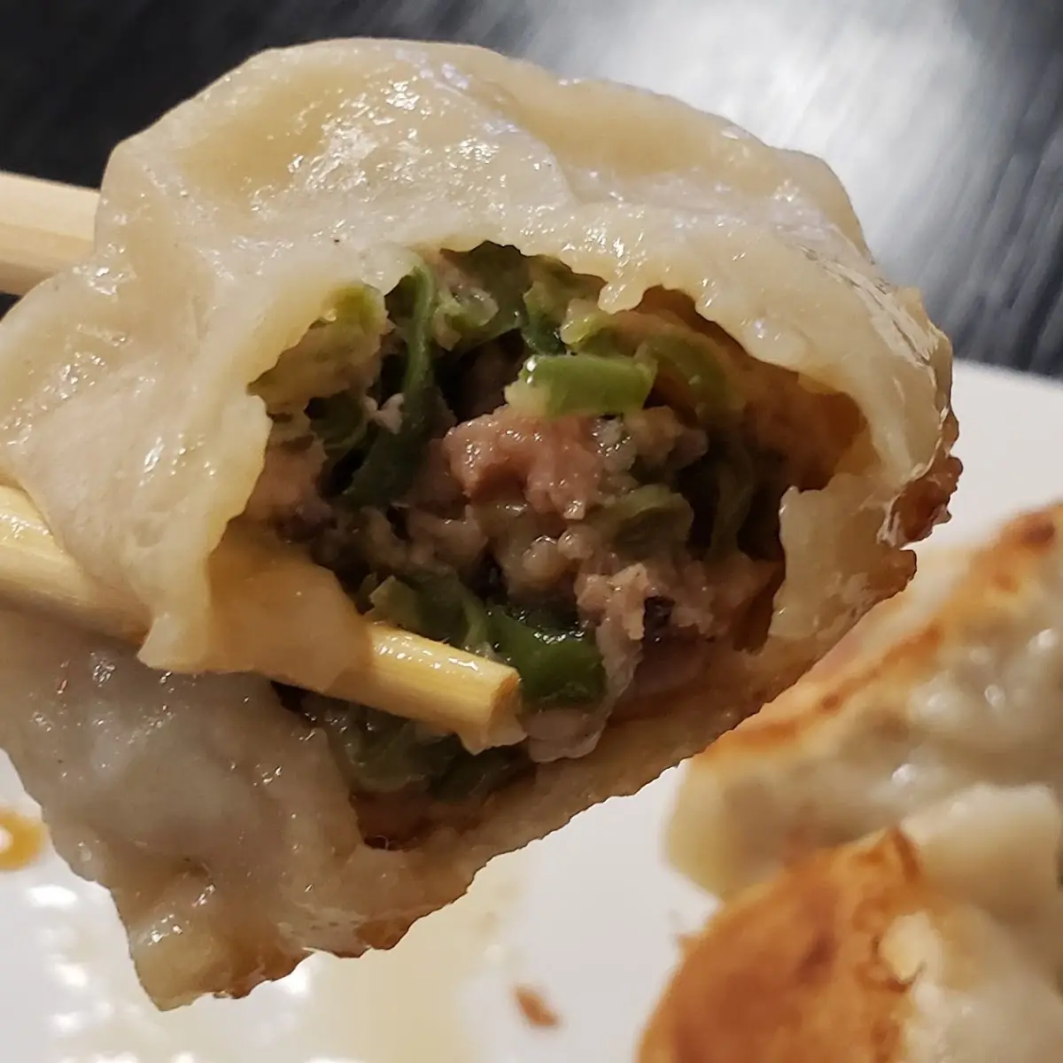 Pork Shiitake Mushroom & String Beans Dumpling