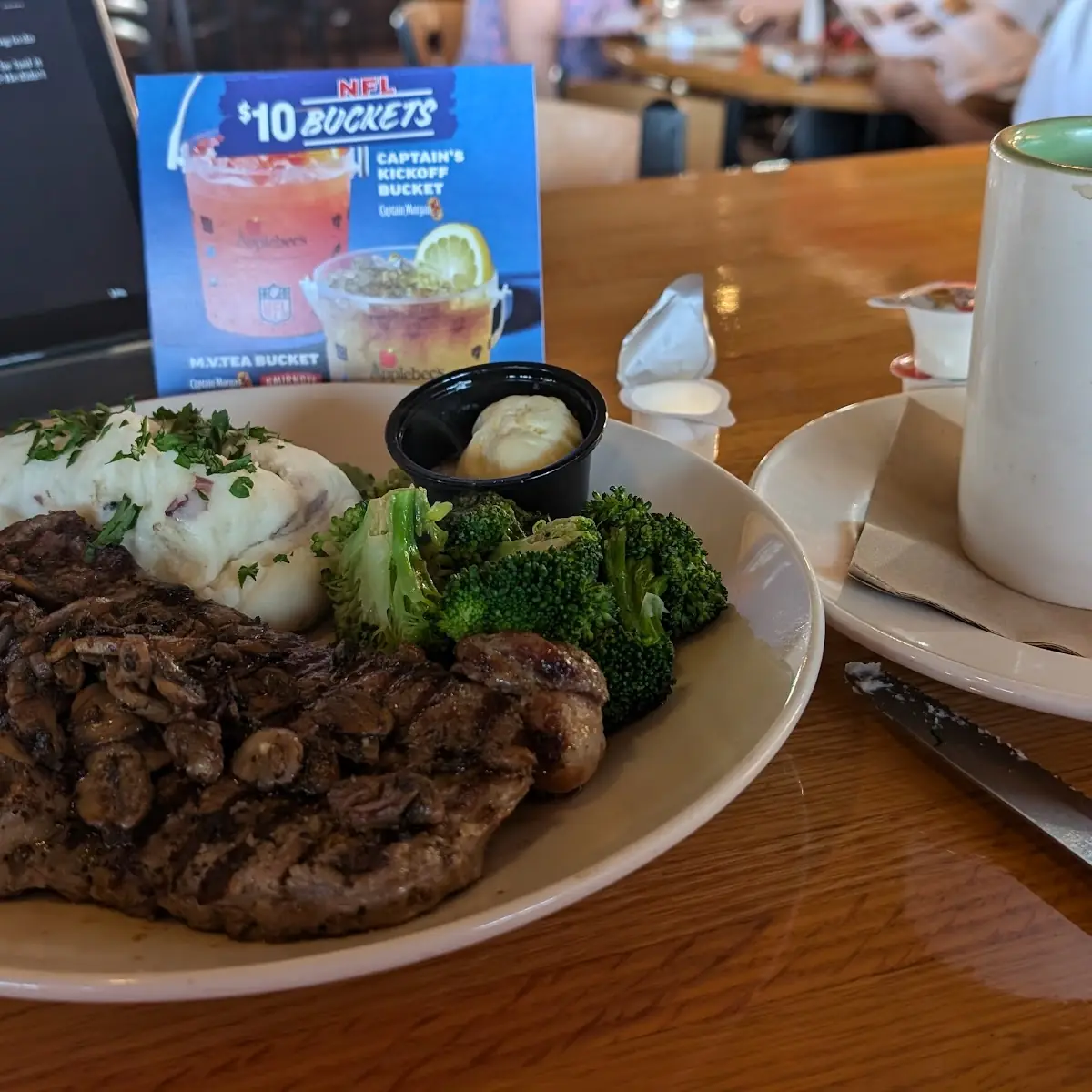 Ribeye Steak with Wonderful Mashed Potatoes