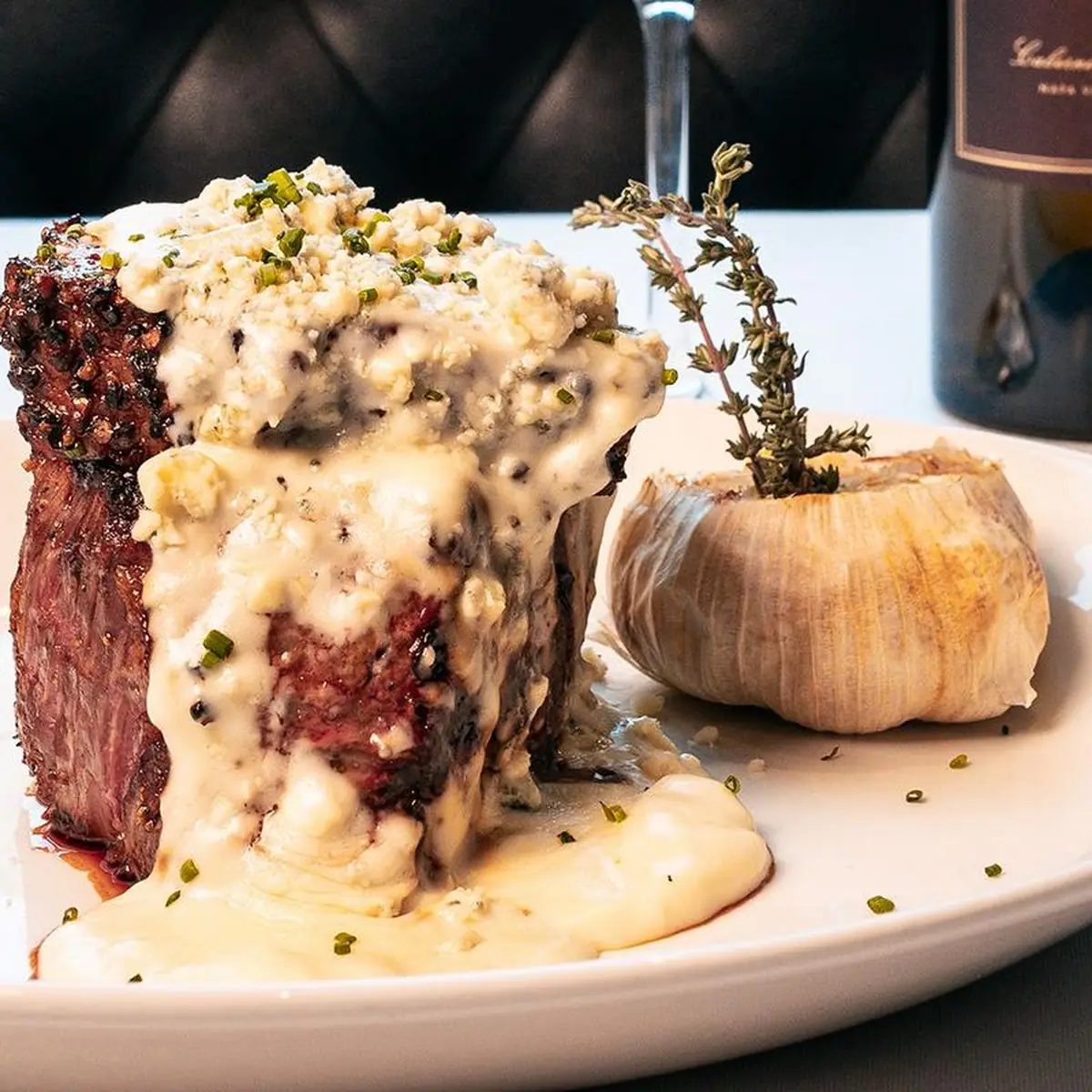 Bacon & Blue Cheese Topping