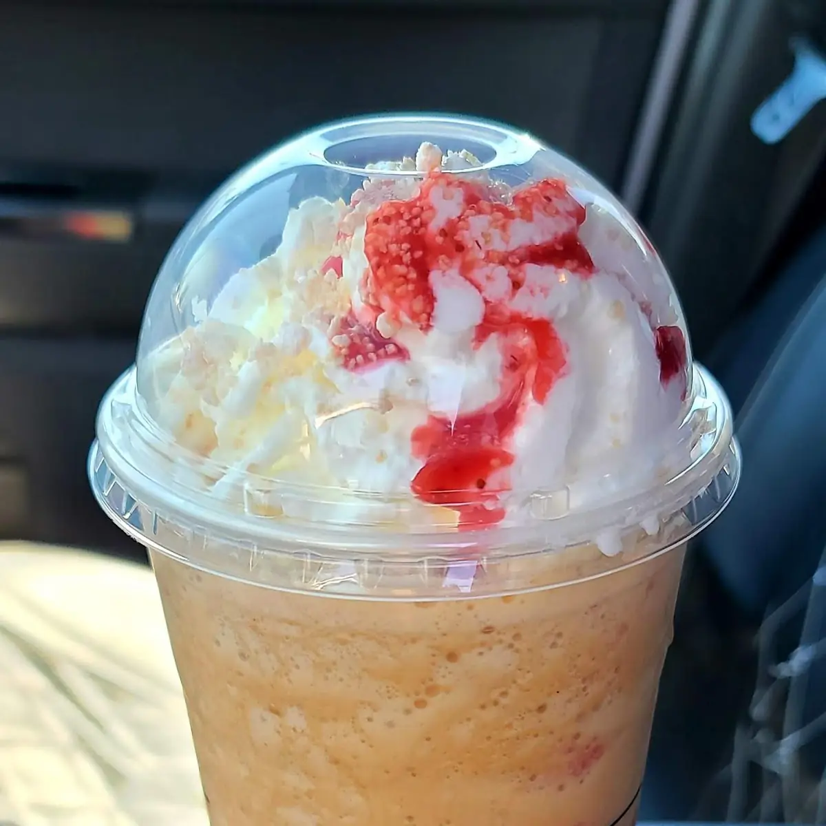 Strawberry Crème Frappuccino Blended Beverage