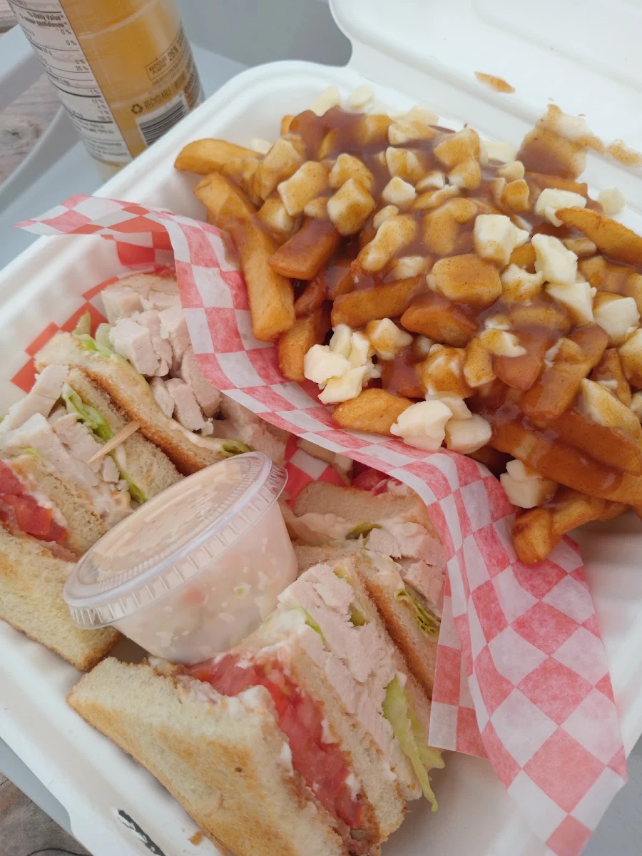 Poutine Club Sandwich