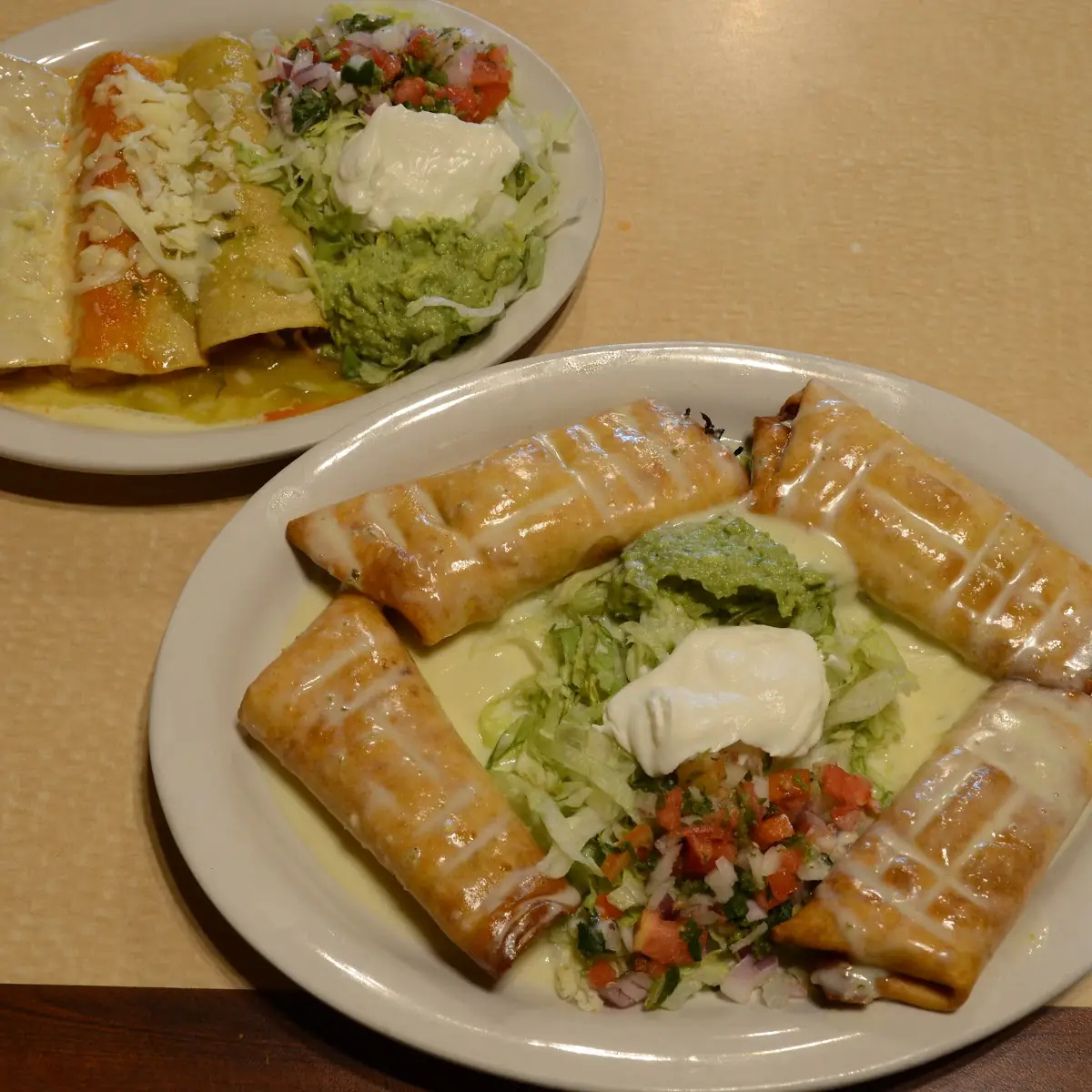 Combo Dinner 4 Taco Enchilada and Tostada