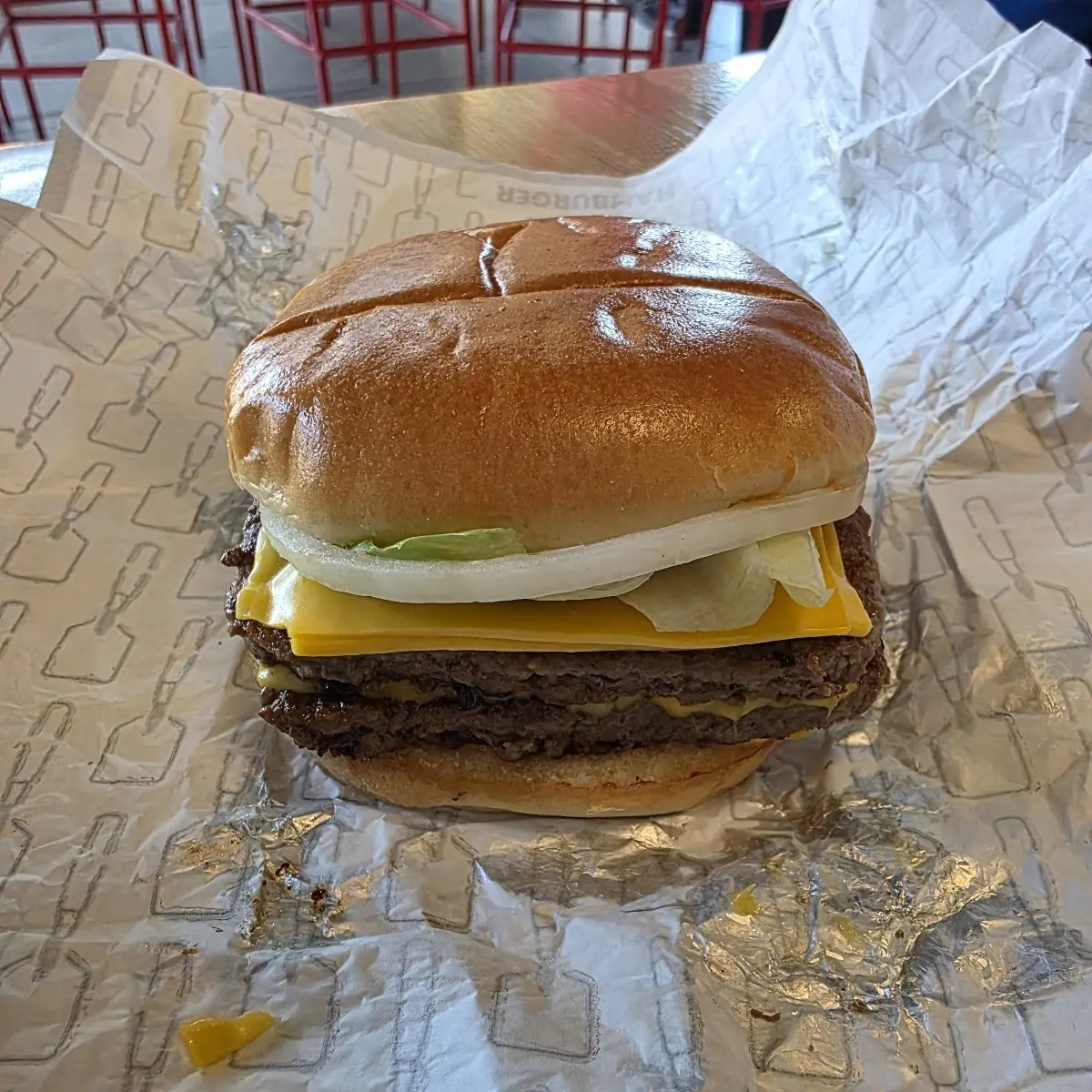 Dave's Double Cheeseburger