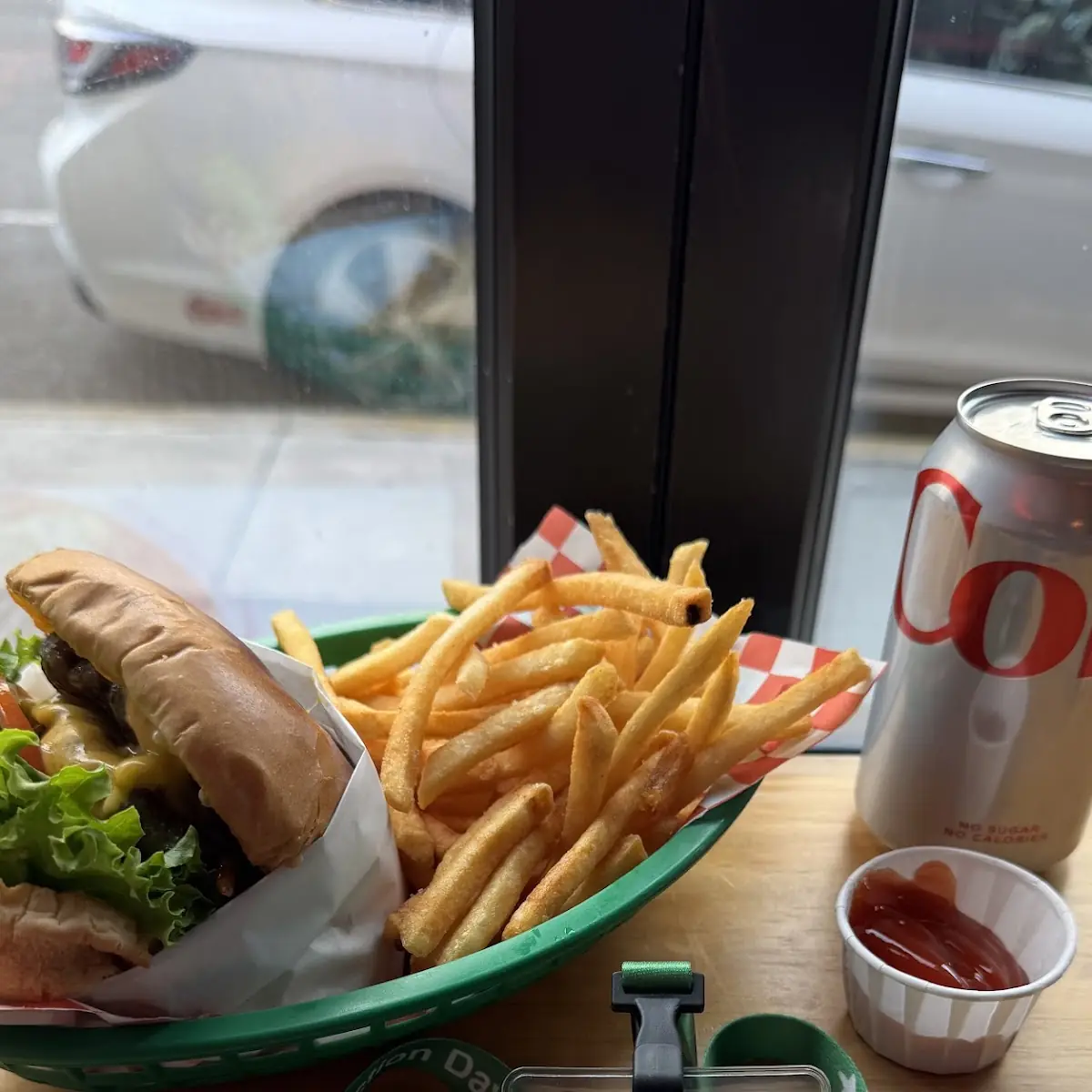Double Cheeseburger and Fries