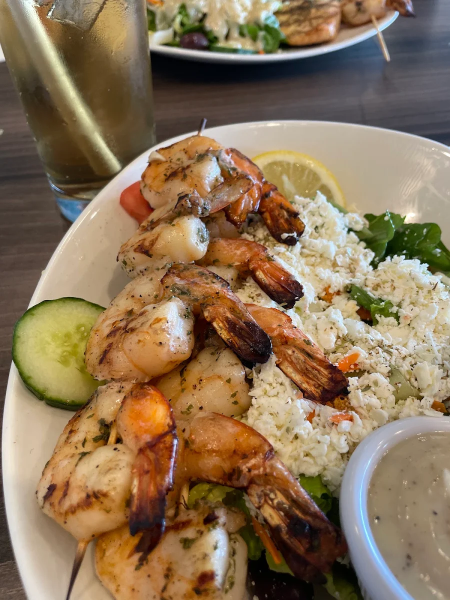 Shrimp Souvlaki