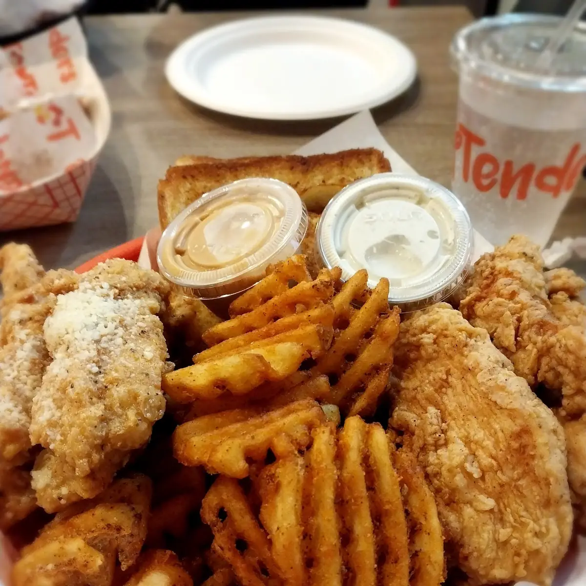 4 PC Tenders with Waffle Fries