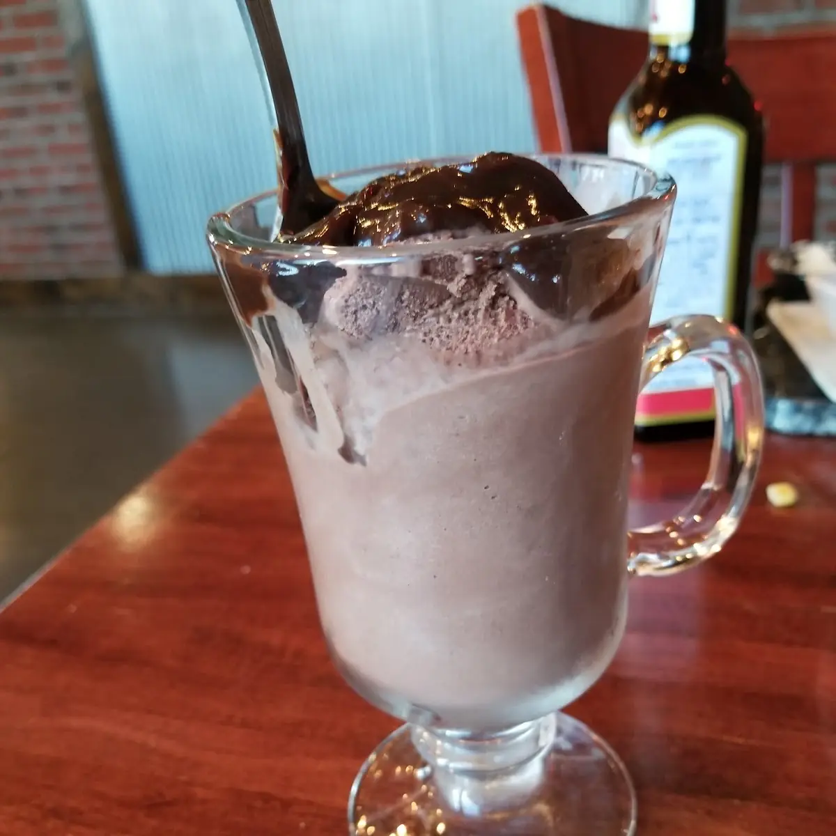 Hand Spun Chocolate Ice Cream