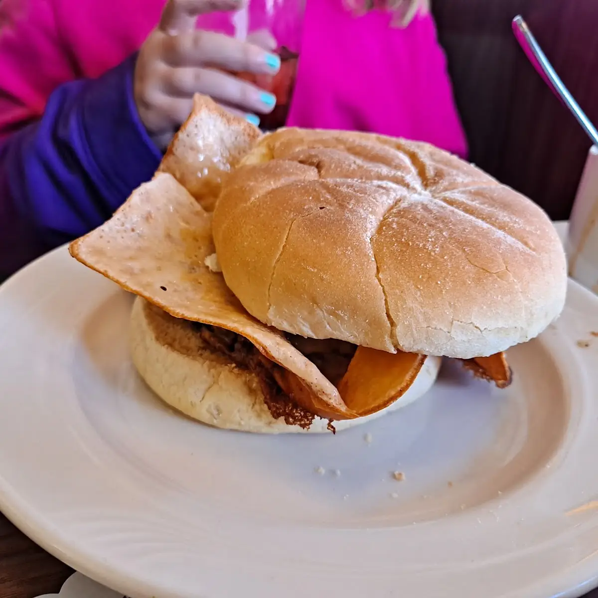 Cheese Burger with Fried Cheese