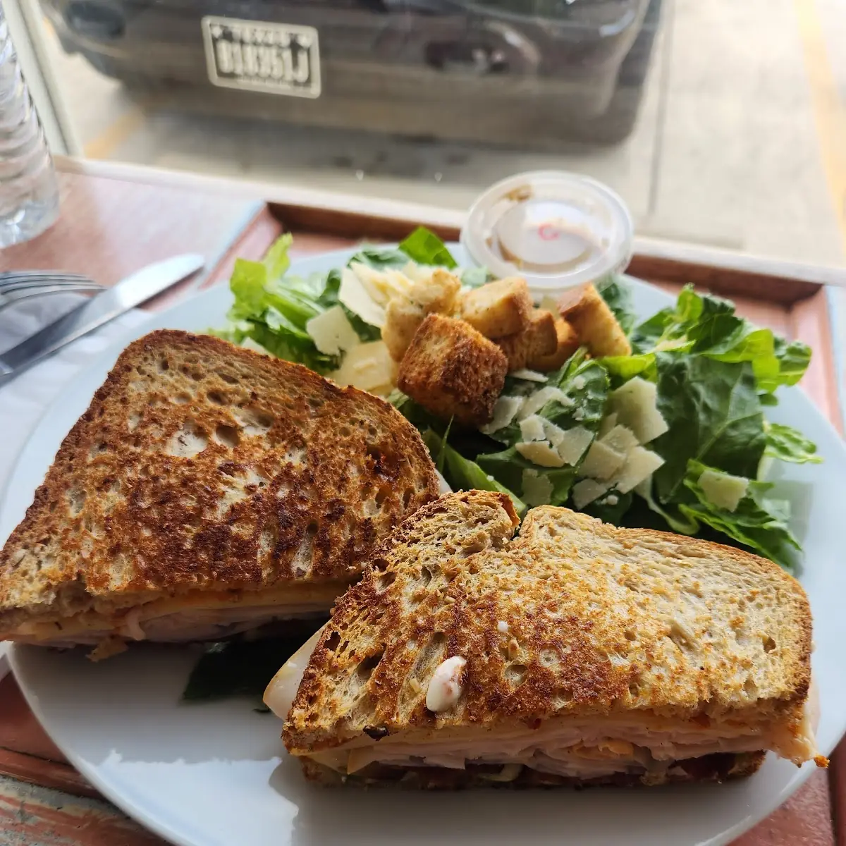 Turkey Pesto Grilled Cheese Sandwich