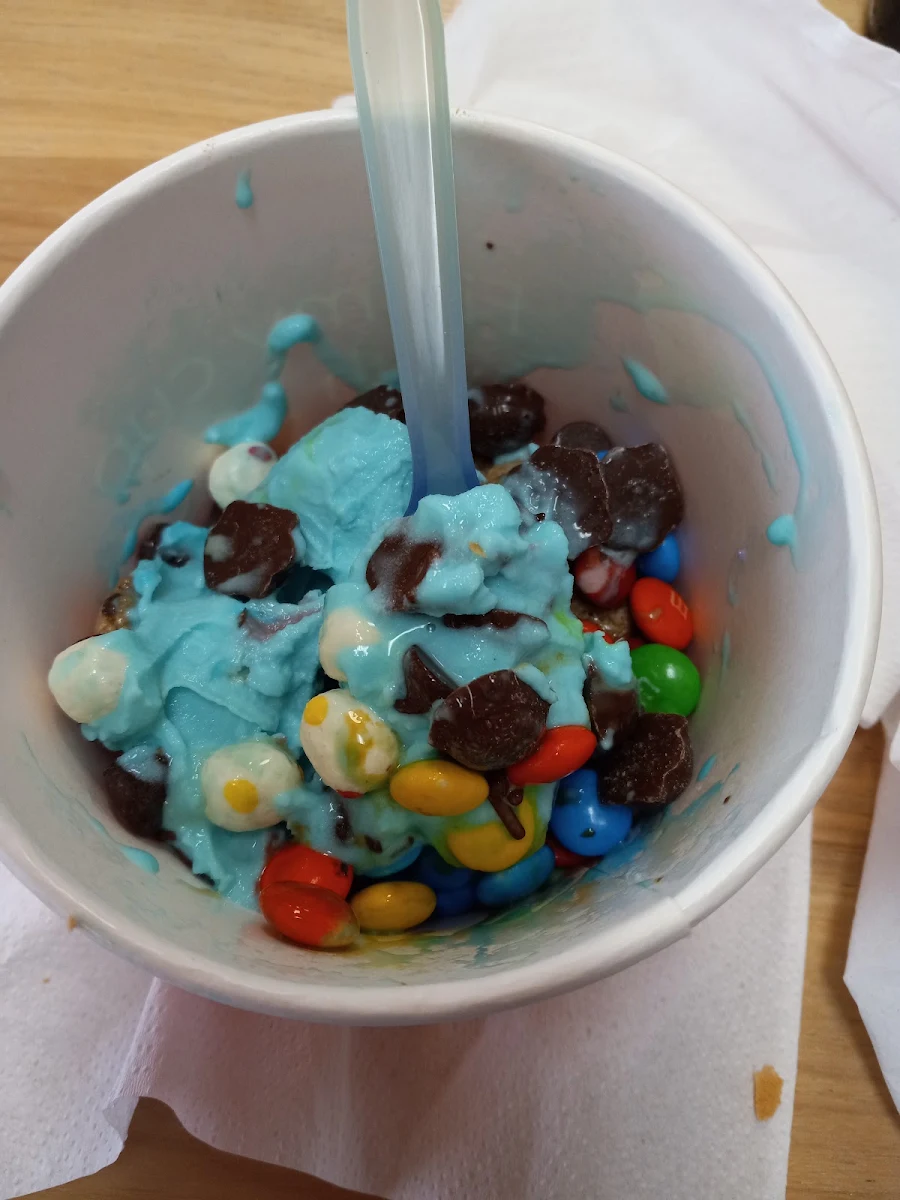 Cookie Monster Frozen Custard