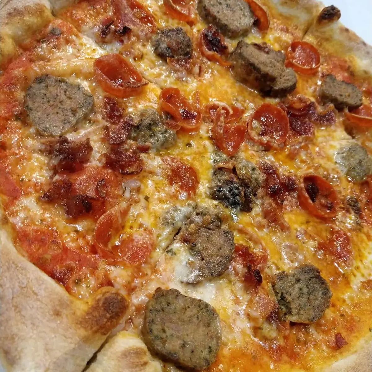Meatball Pizza