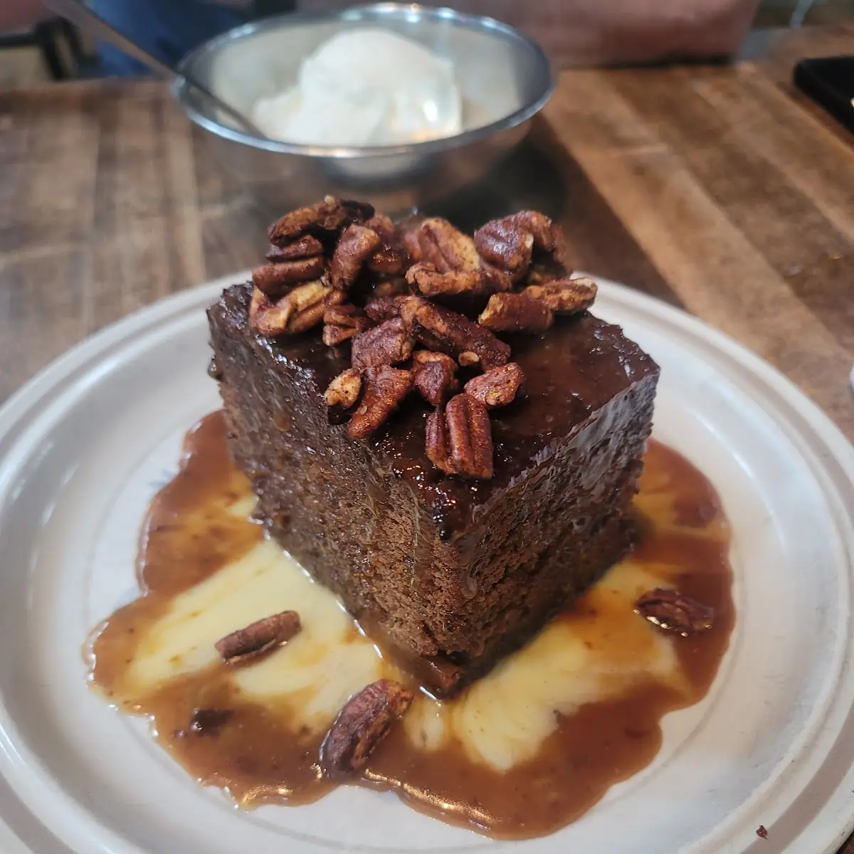 Whiskey Cake a La Mode