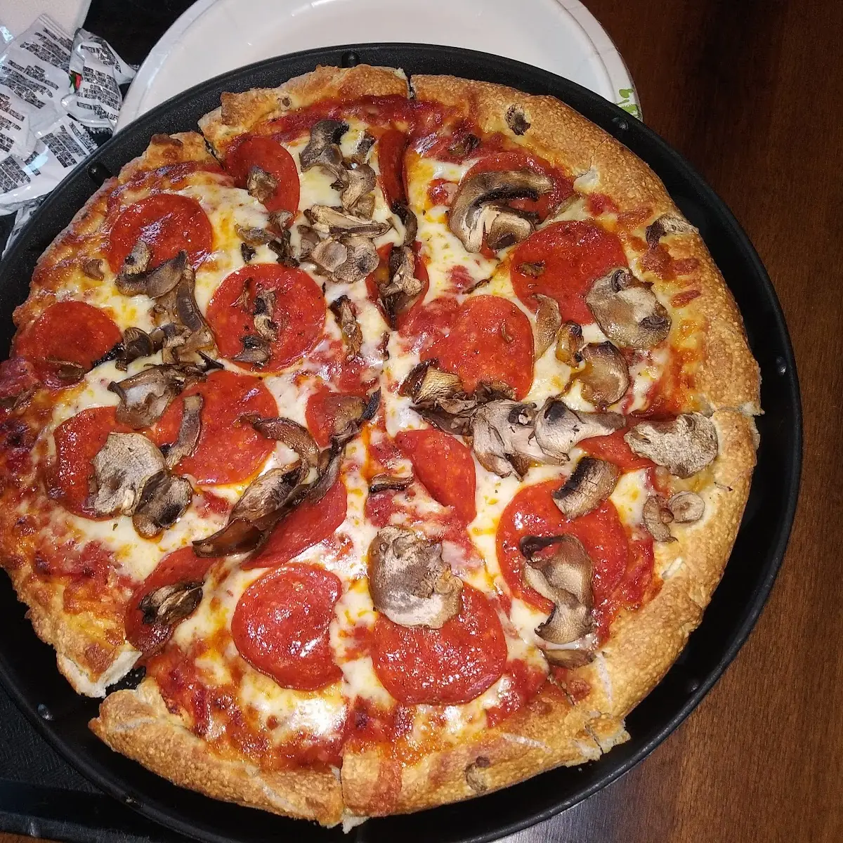 Pepperoni and Mushroom Pizza Small