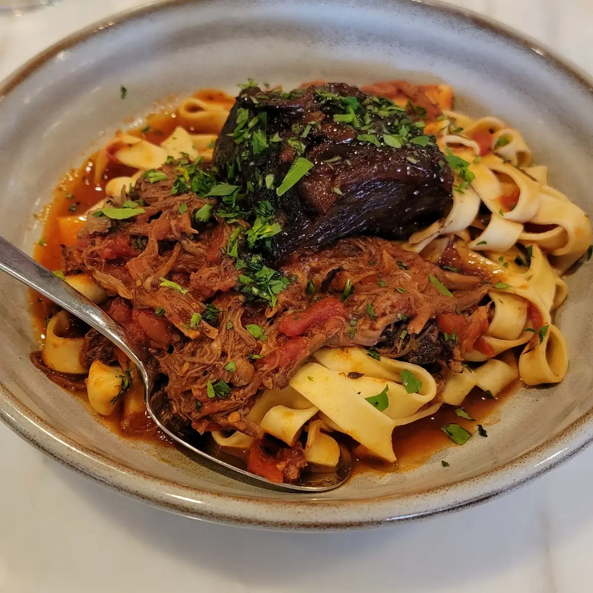 Short Rib Tagliatelle Pasta