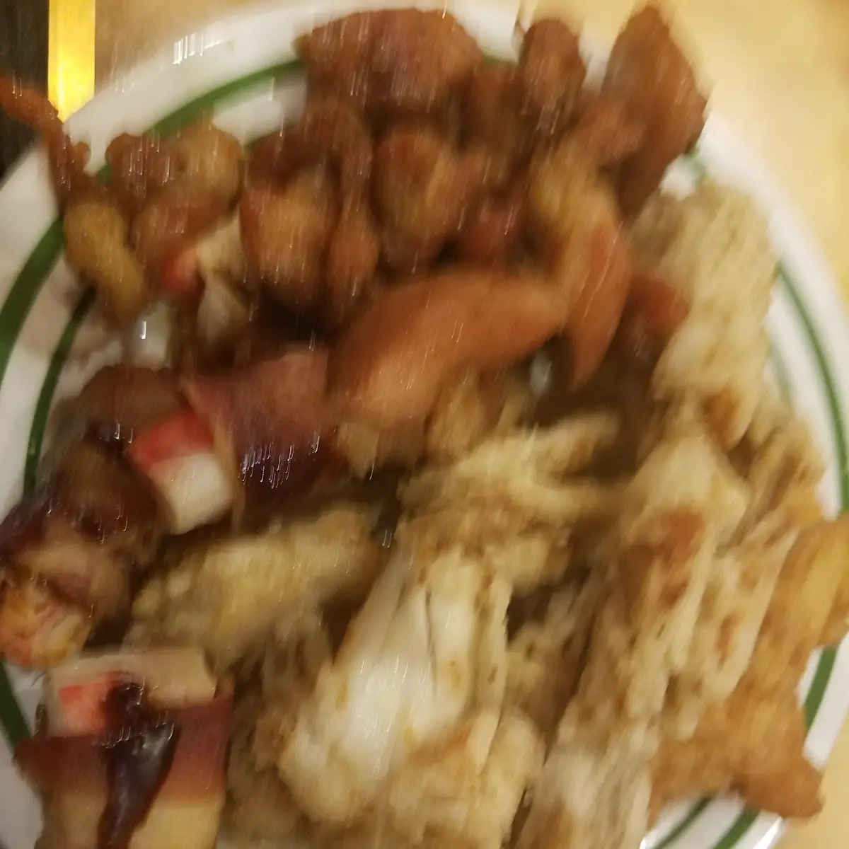 Bacon Wrapped Crab Frog Legs