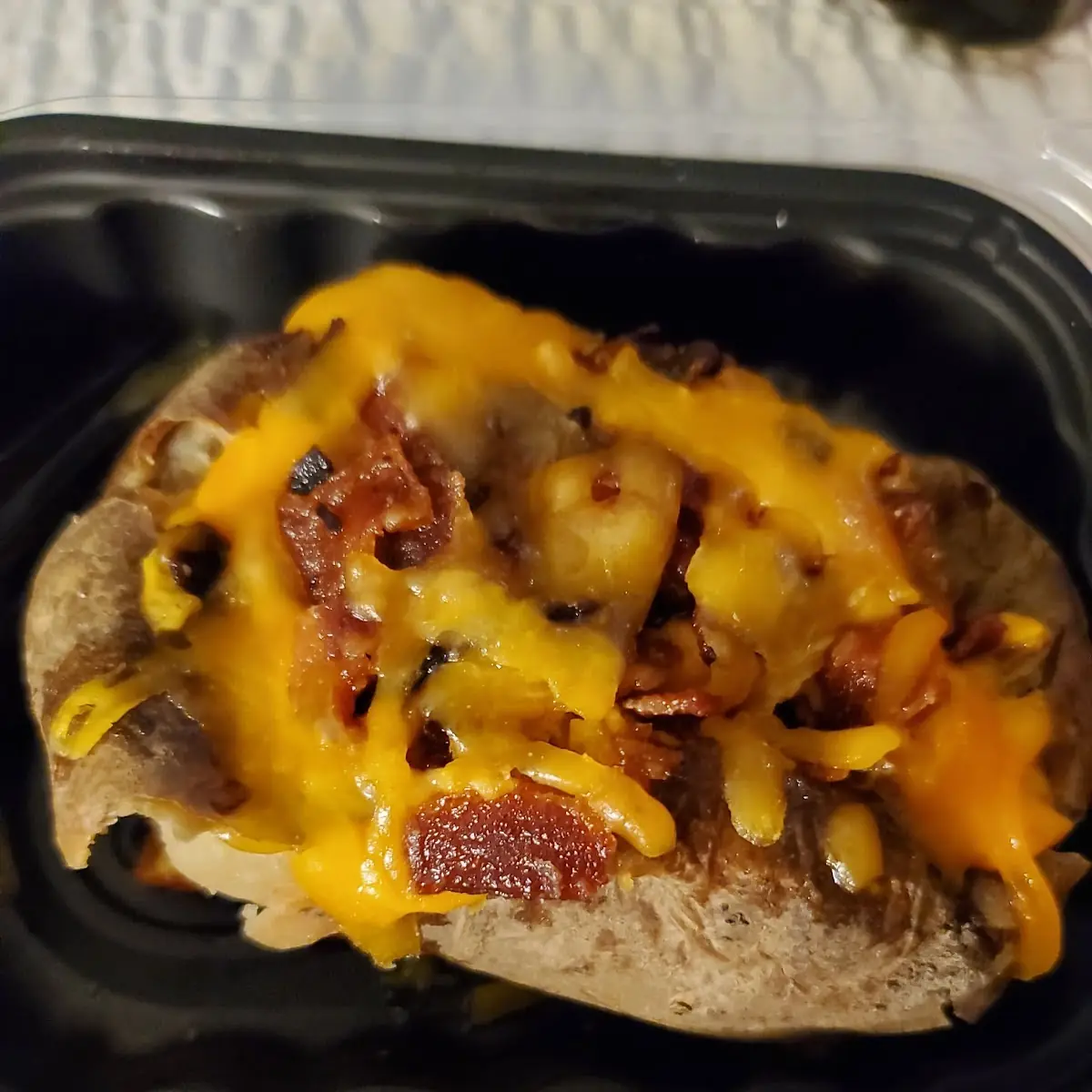 Chili & Cheese Baked Potato