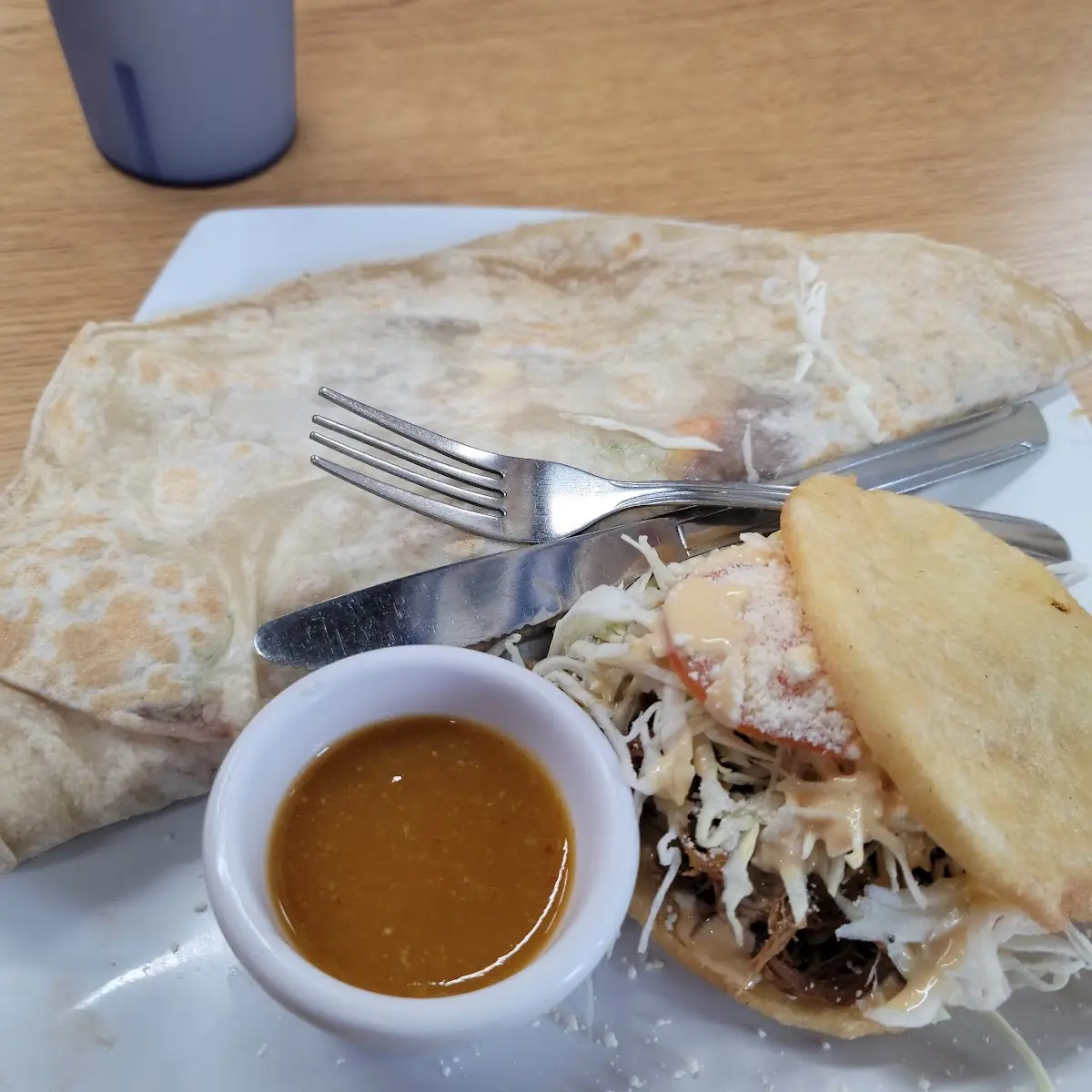 Arepa and Baleada