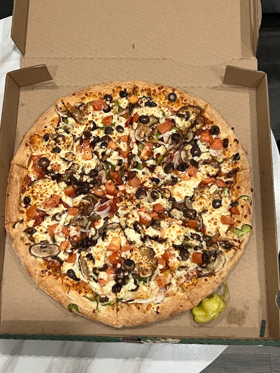 Garden Fresh Pizza, Papa Johns Pizza
