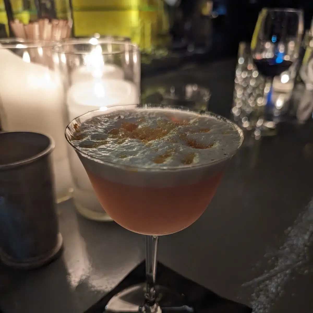 Ramos Green Tea Gin Fizz