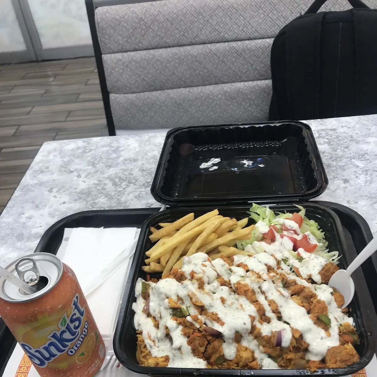 Chicken over Rice Bowl