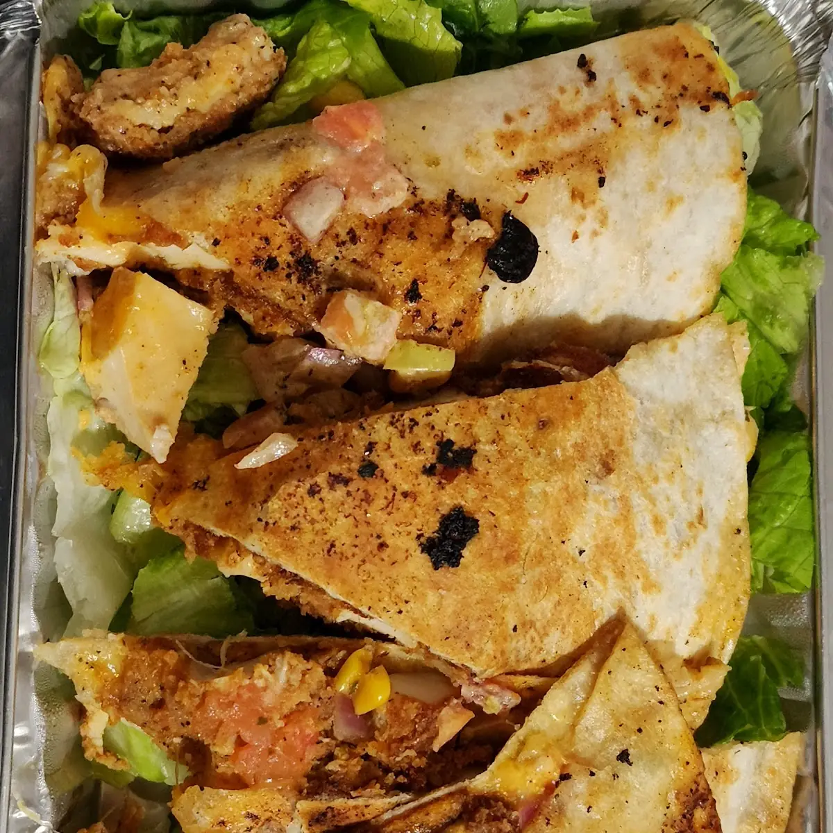 Crispy Chicken Quesadilla